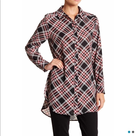 Como Vintage Tops - Como Vintage Long Sleeve Utility Tunic Blouse Medium Petite - NWOT